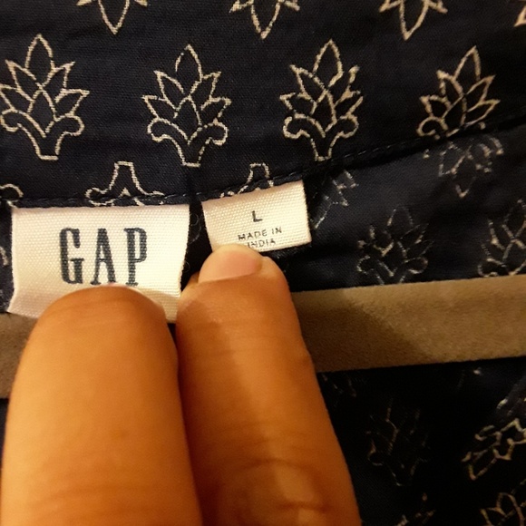 Gap blue pattern kimono - Picture 2 of 5